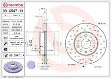 BREMBO 2X Disques De Frein Ø