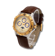 Montre Casio MD-739 Phase de Lune Triple Calendrier Or KAJIKI 40mm du Japon