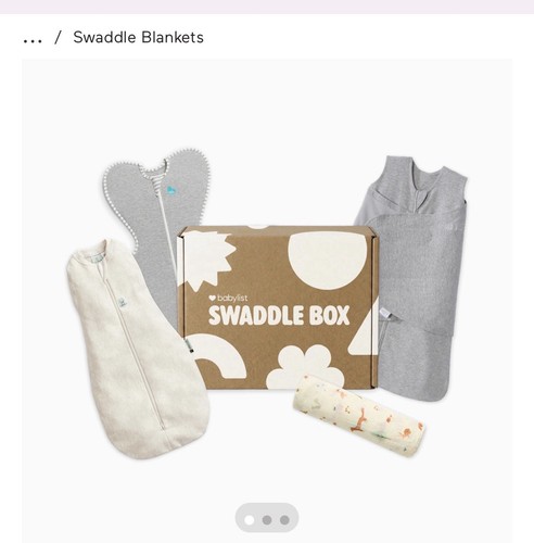 Babylist swaddle box gift set - swaddle,