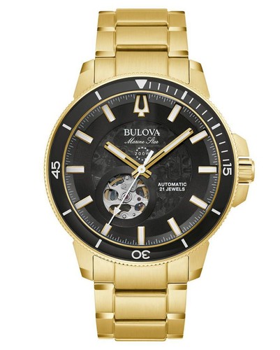 Bulova montre doré analogique - bulova,