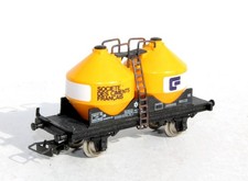 JOUEF HO 6421 WAGON SILOS, 2 CITERNE TRANSPORT PULVERULENT CIMENT FRANCAIS SNCF