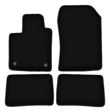 Tapis de sol en velours noir pour Renault  Twingo II année 2007-2014 set 4 pcs