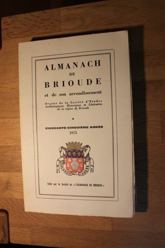 Almanach brioude haute - ,