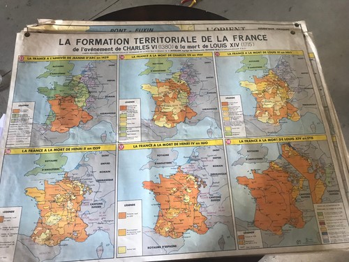 Ancienne carte scolaire - ancienne,