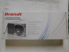 Radio digitale portable Brandt BR200D- Neuve- 4 bandes -40 présélections réveil.