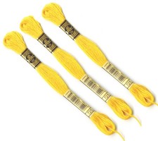 DMC 725 Lot De 3 Échevettes