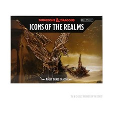 Figurine Premium De Dragon En Laiton Adulte D&D WizKids NM