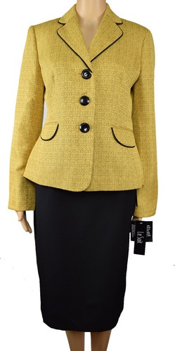 Suit womens gold black pc - 2,