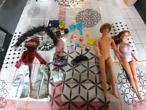 Lot barbie ken 1968 - barbie,