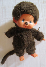 ancien Peluche Kiki, biberon, pieds lisses