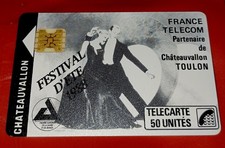TELECARTE SUPERBE TRES RARE DE CHATEAUVALLON 1988 PHONECOTE F21 COTE 600€ LUXE 