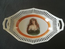 Plat forme corbeille porcelaine Bavaria Schumann