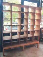 Grande Étagère Meuble 30 Casiers Bois Vintage Industrielle Loft Atelier 