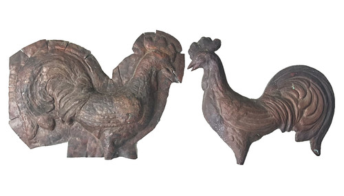 Antique coq clocher - coq,