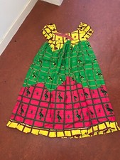 Robe africaine multicolore - cabas- robe imprimée 