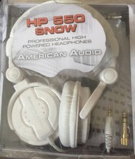 Casque DJ Américain Audio Hp550 Snow Blanc - Promotion.