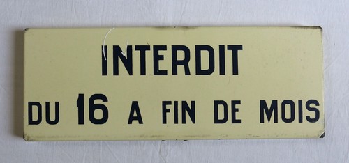 Interdit ancien panneau - interdit,ancien,