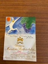 Etiquette Château Mouton Rothschild 1982 - 37.5 cl