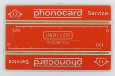Télécarte Phonocard Service 13 Landis & Gyr Sodeco Russie URSS (47757)
