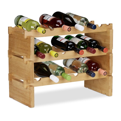 Porte bouteilles empilable - porte-bouteilles,