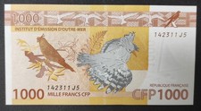 Nouvelle Calédonie Polynésie billet de 1000 francs Neuf 3eme sign  142 311 J5
