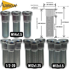1/2-20 SERRATED WHEEL STUD