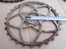 velo ancien 1900 1910 pedalier dents sautées old bike antik fahrrad bici epoca