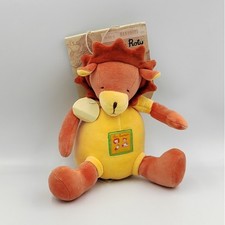 Doudou musical lion orange