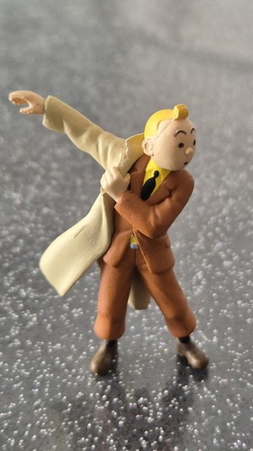 Figurine tintin trench - tintin, en