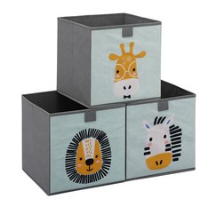 Cube Rangement Jouet Enfant - Lot 3x Rangement Chambre Enfant Pliable