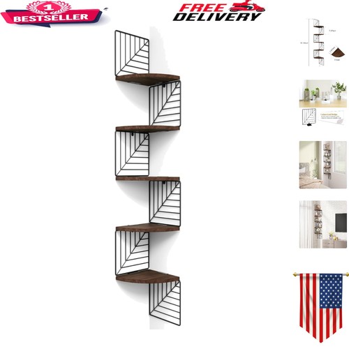 Tier zigzag corner shelf - zigzag,