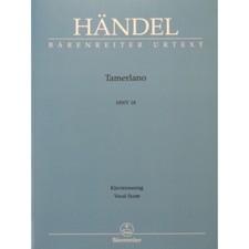 HAENDEL G. F. Tamerlano Opéra Chant Piano 2001