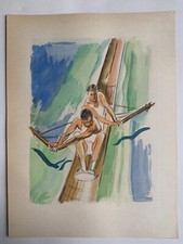 Rowing by Uzelac original