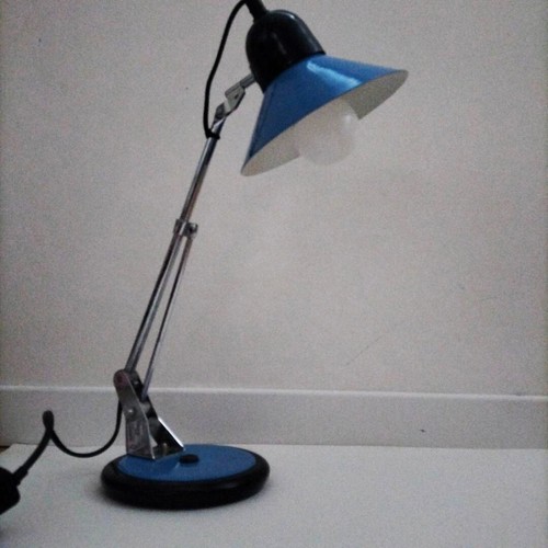 Lampe bureau aluminor - bureau, bleue