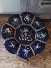 Assiette décorative bleu - assiette,