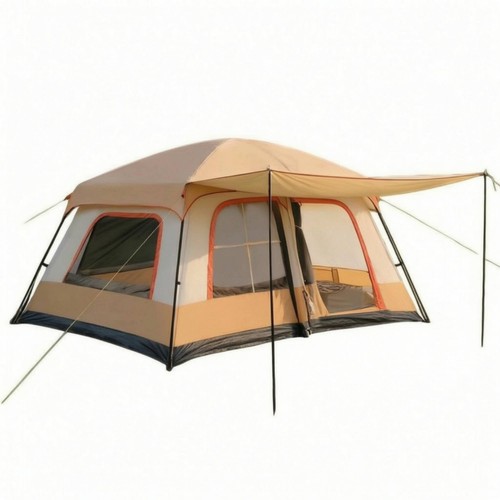 Tente camping avec auvent - tente,