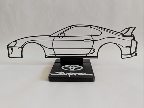Silhouette toyota supra - 3d,