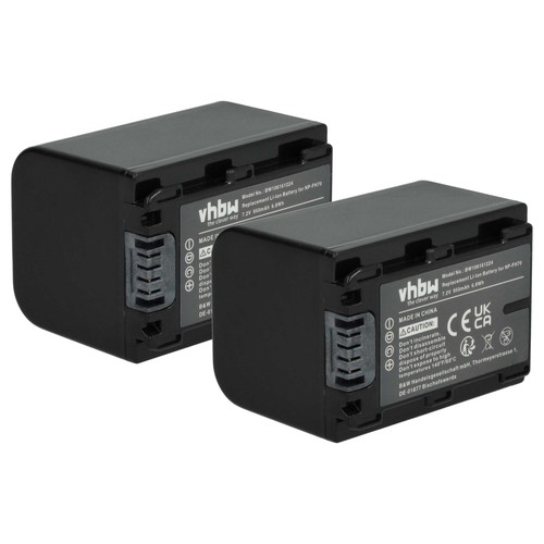Batterie pour sony alpha - 2x,