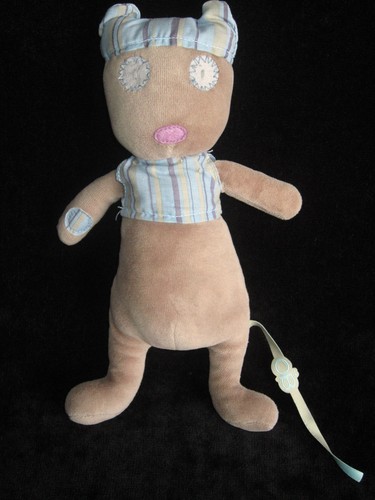 Doudou chat chien marron - chien,