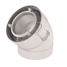 2 X Coude 45° D60/100 PPTL/PP