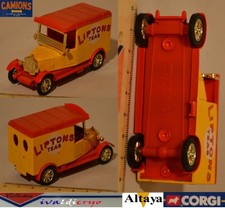 Ford T van jaune Liptons tea