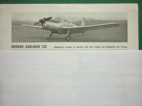 1956 pub morane - pub, saulnier