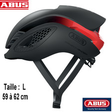 ABUS Casque Vélo Course Professionnel Haut de gamme GAME ECHANGER Black Red -  L