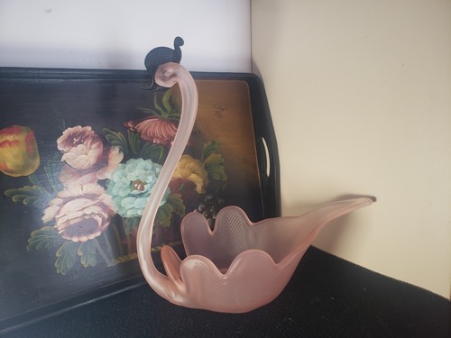 Grand cygne verre - verre, soufflé