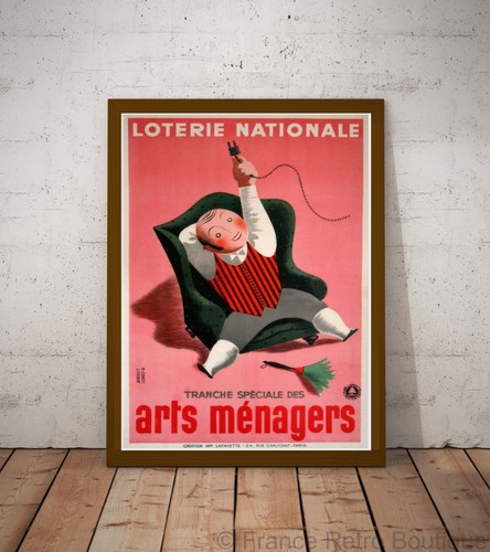 Poster affiche loterie - poster-affiche,