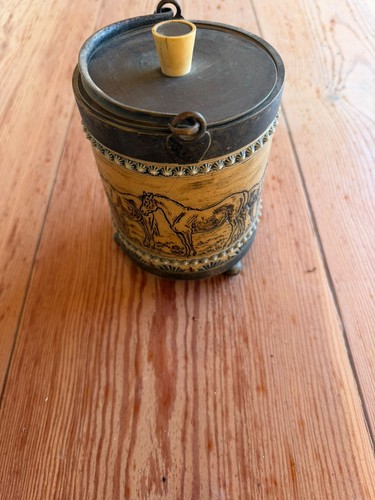 Rare pot tabac grès - à,