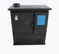 Cuisinière Poêle à Bois Verso CS Lite  Tube de fumée à gauche 7,7kw.  EEK- A +