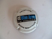 Capsule Champagne, HOTTE Thierry, Blue Army blanc, cuvée belge, N°1