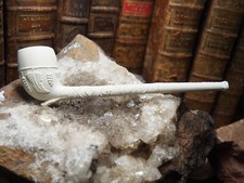  PIPE DE COLLECTION  EN TERRE CUITE PIPE"   MOTIF DE VIGNE   GOUDA?? 