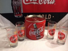 1999 COCA COLA  TIN BANK WITH